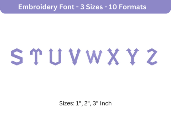 Arrowhead Lake Font Uppercase S to Z Review
