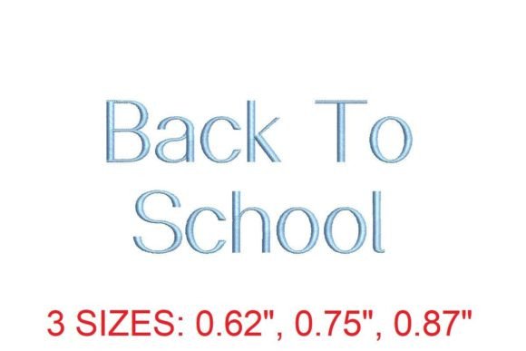 Back to School Font Review