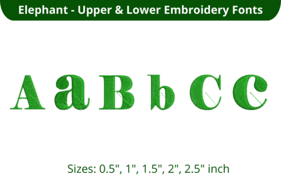 Elephant Font ABC: A Review for Real Embroidery Projects