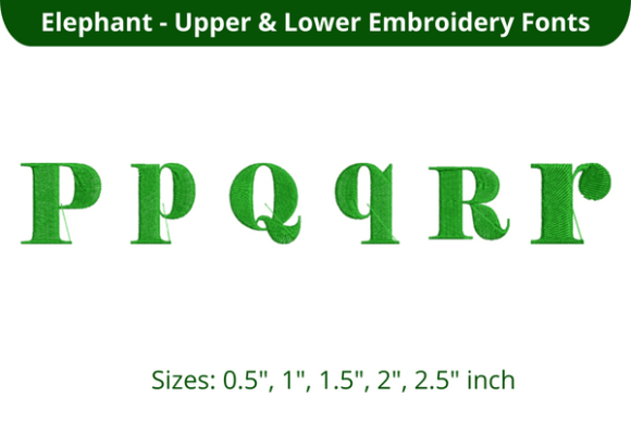 Elephant Font PQR Review for Sweatshirt Designs