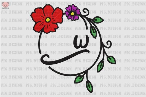 Flower Font W Embroidery Review