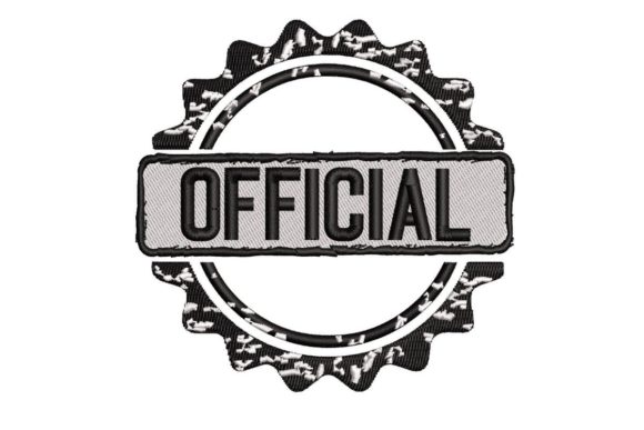 Official Stamp Embroidery Design