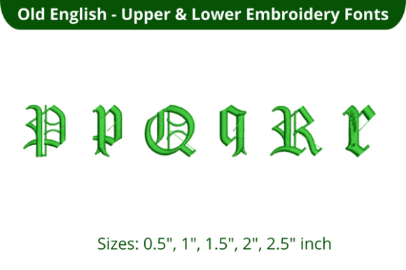 Old English Font PQR Review